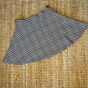 American Apparel Houndstooth Small mini circle skirt